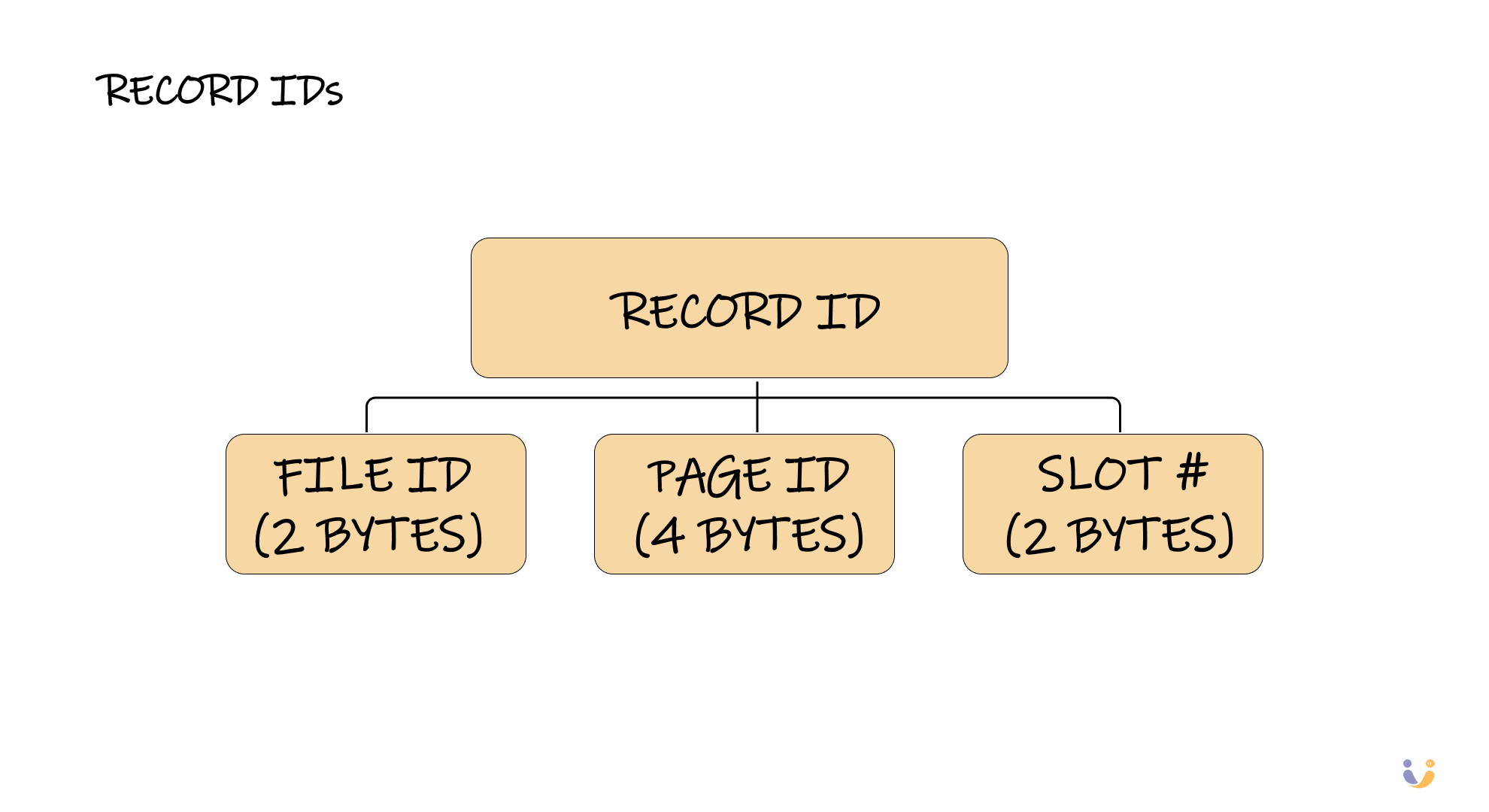 An illustration of record IDs