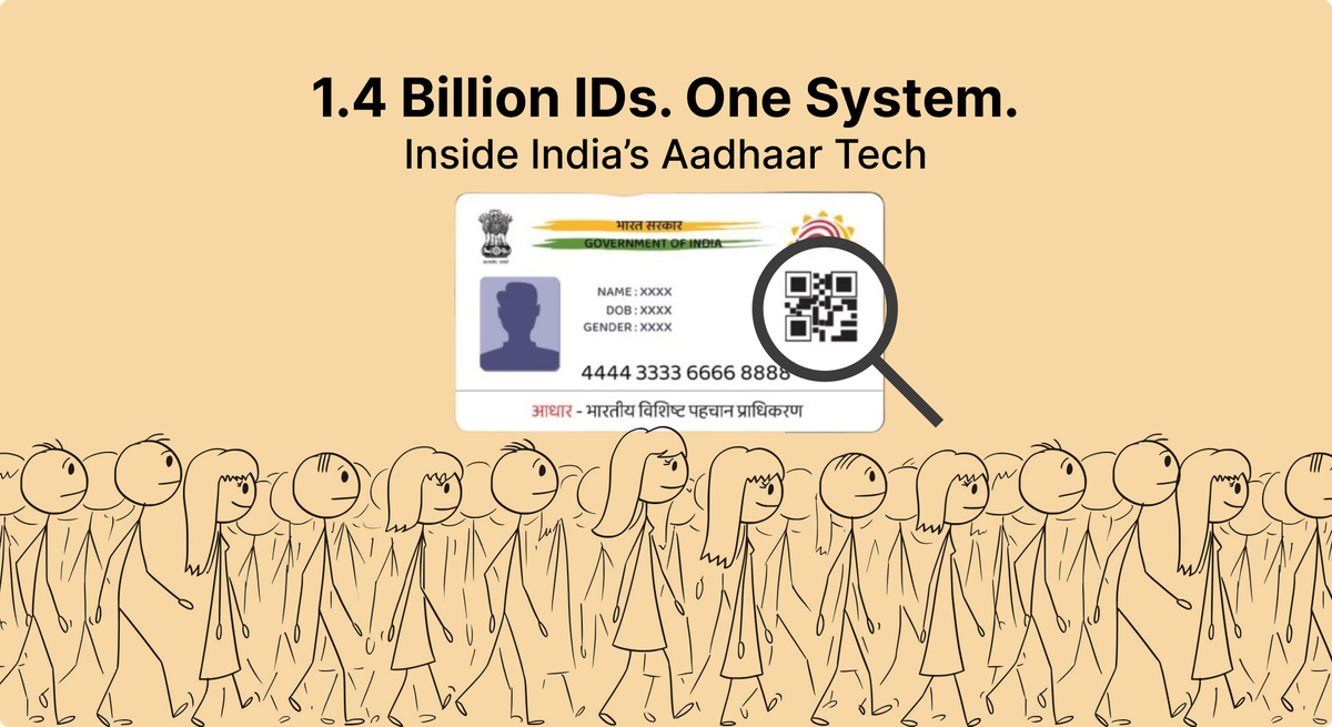 1.4 Billion IDs. One System. Inside India's Aadhaar Tech